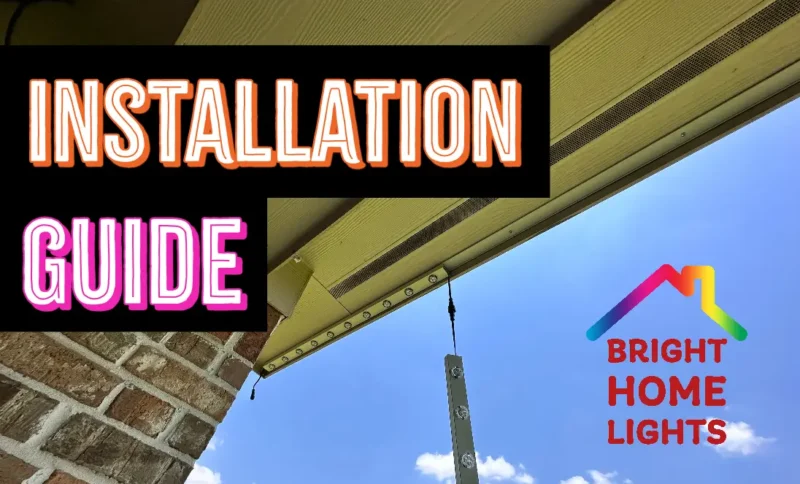 Help 2 Permanent Christmas light installation guide