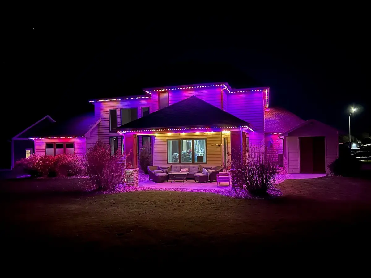 Permanent patio lighting